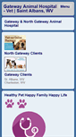 Mobile Screenshot of gatewayanimalhospital.net